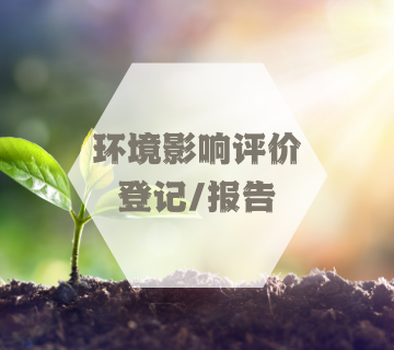 环境影响评价登记/环评报告